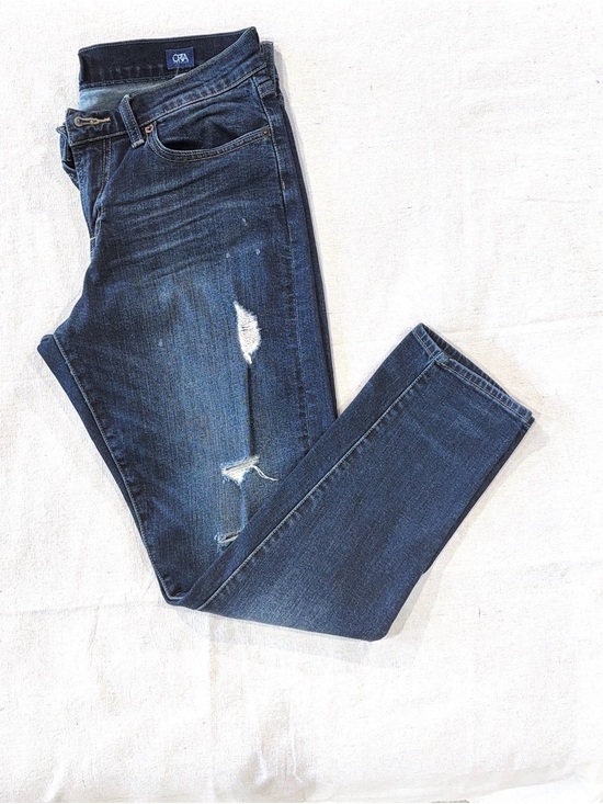 Lucky Brand Other - Lucky Brand Men's Skinny Ripped Dark Blue Jeans